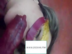 Womans enjoying with dog