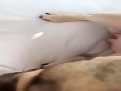 family dog ​​licking pussy part 3